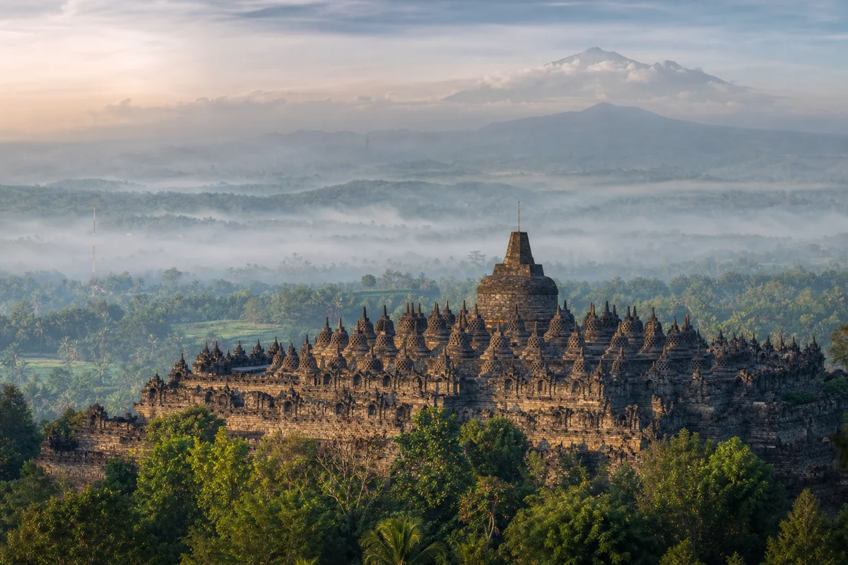 Candi Borobudur di Jawa Tengah